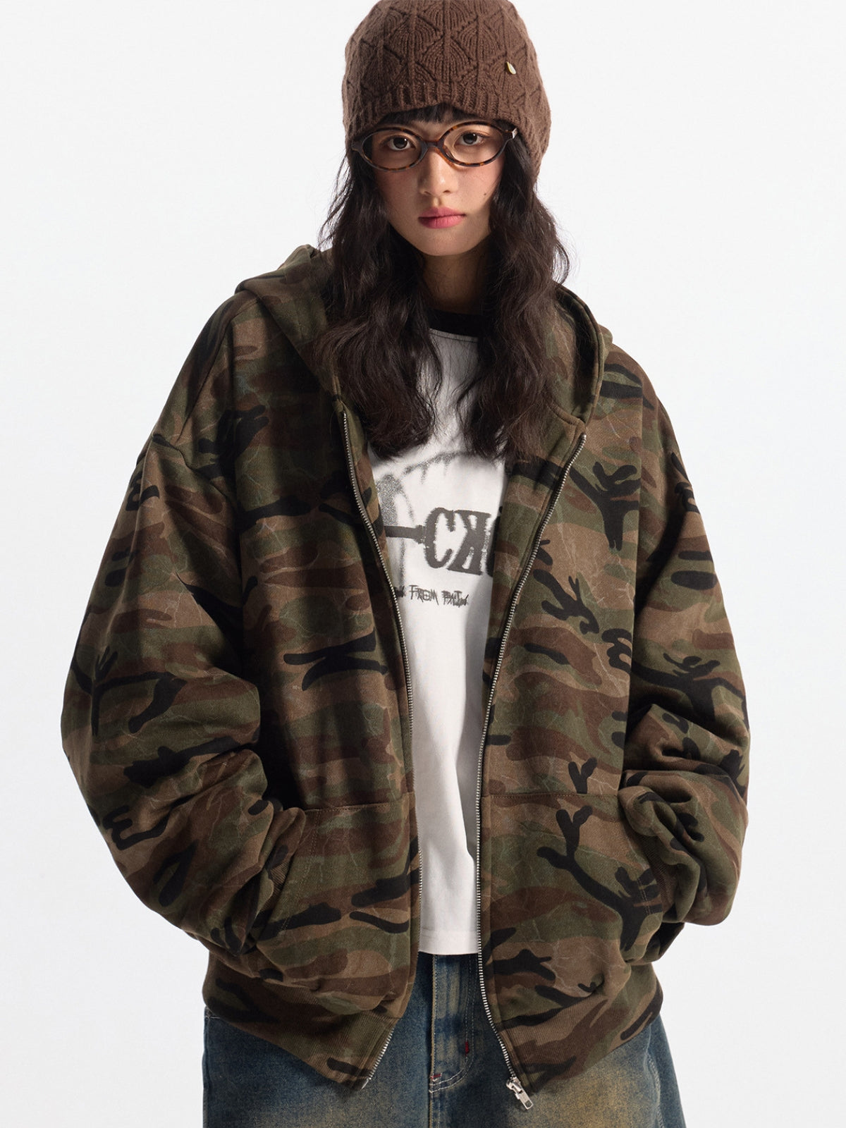 CAMOUFLAGE ZIPPER