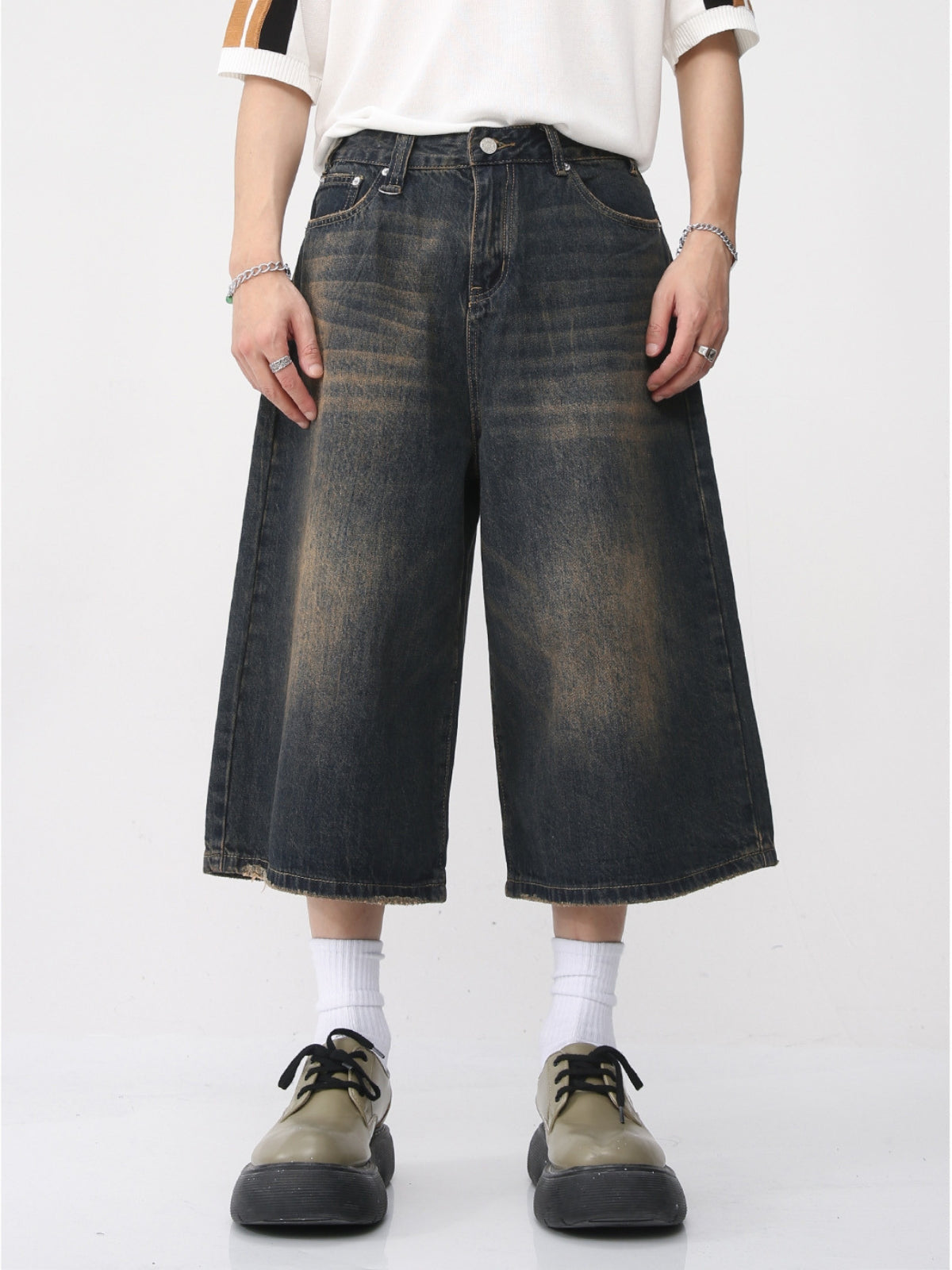 BAGGY DENIM JORTS