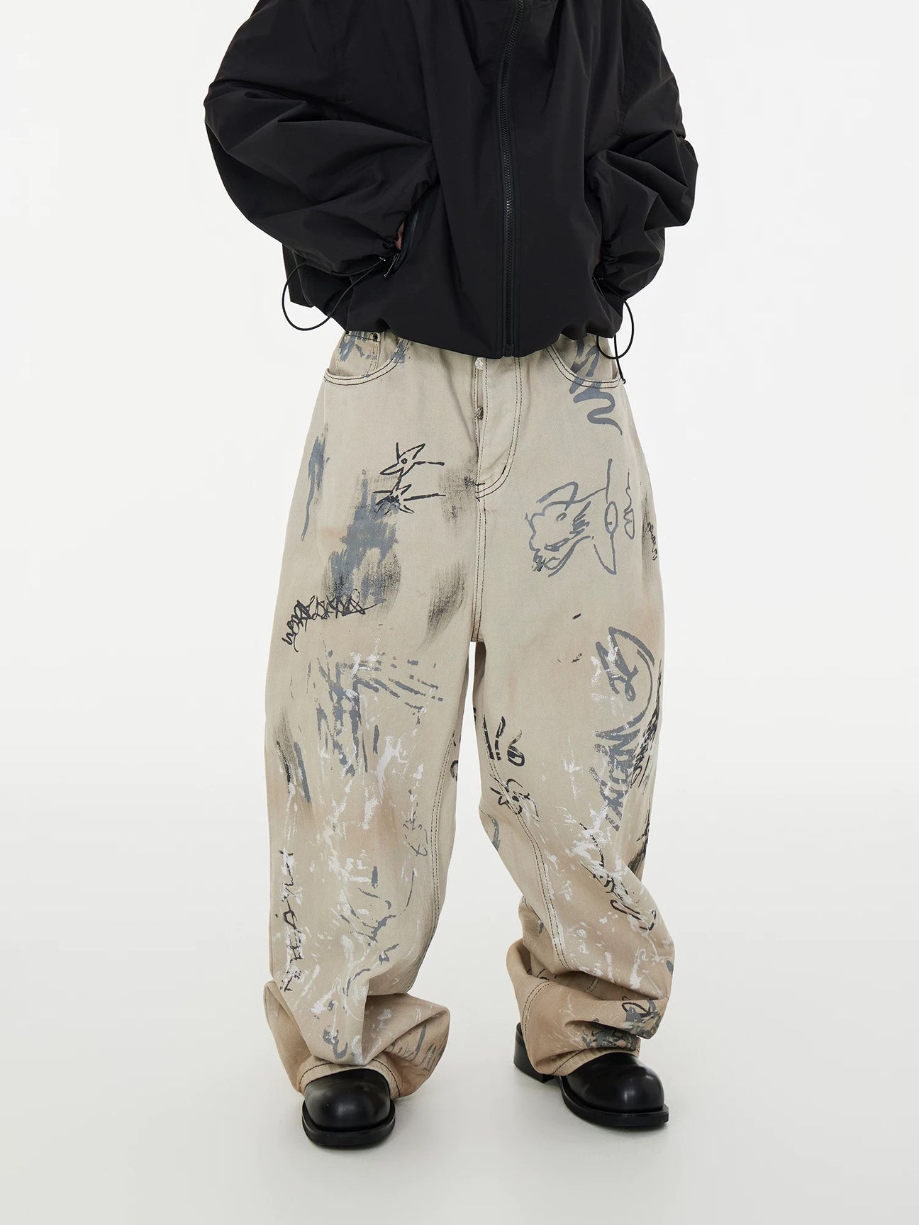 GRAFFITI BAGGY JEANS