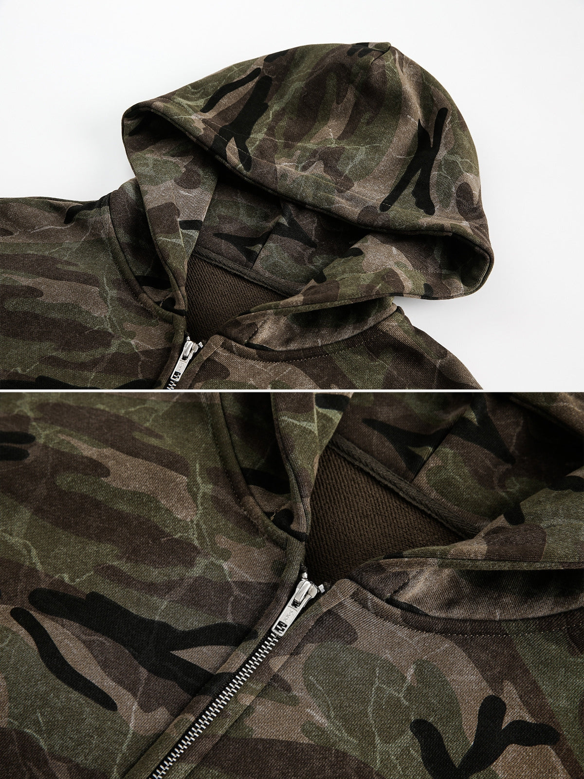 CAMOUFLAGE ZIPPER