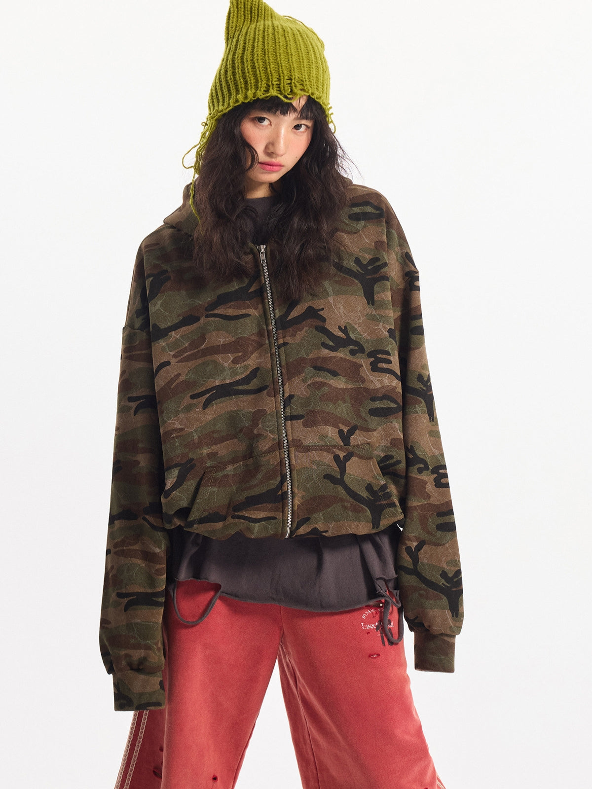 CAMOUFLAGE ZIPPER
