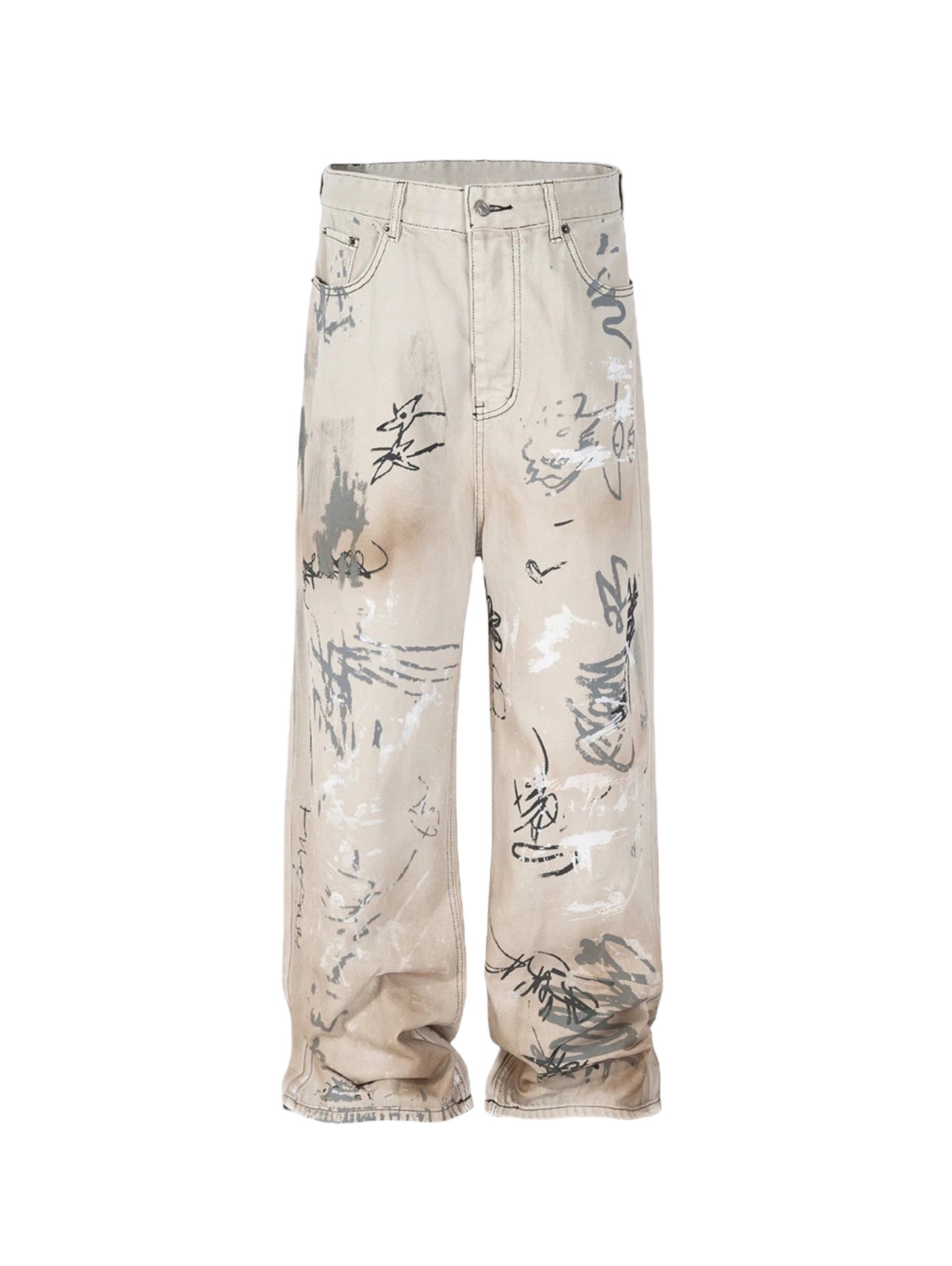GRAFFITI BAGGY JEANS