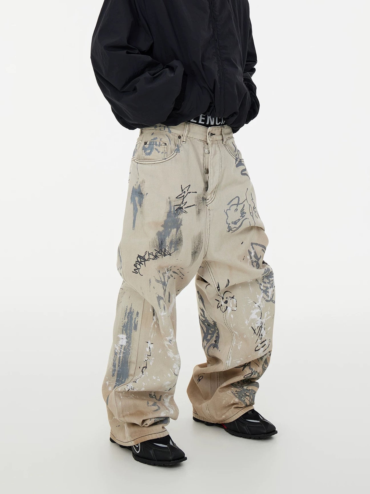 GRAFFITI BAGGY JEANS