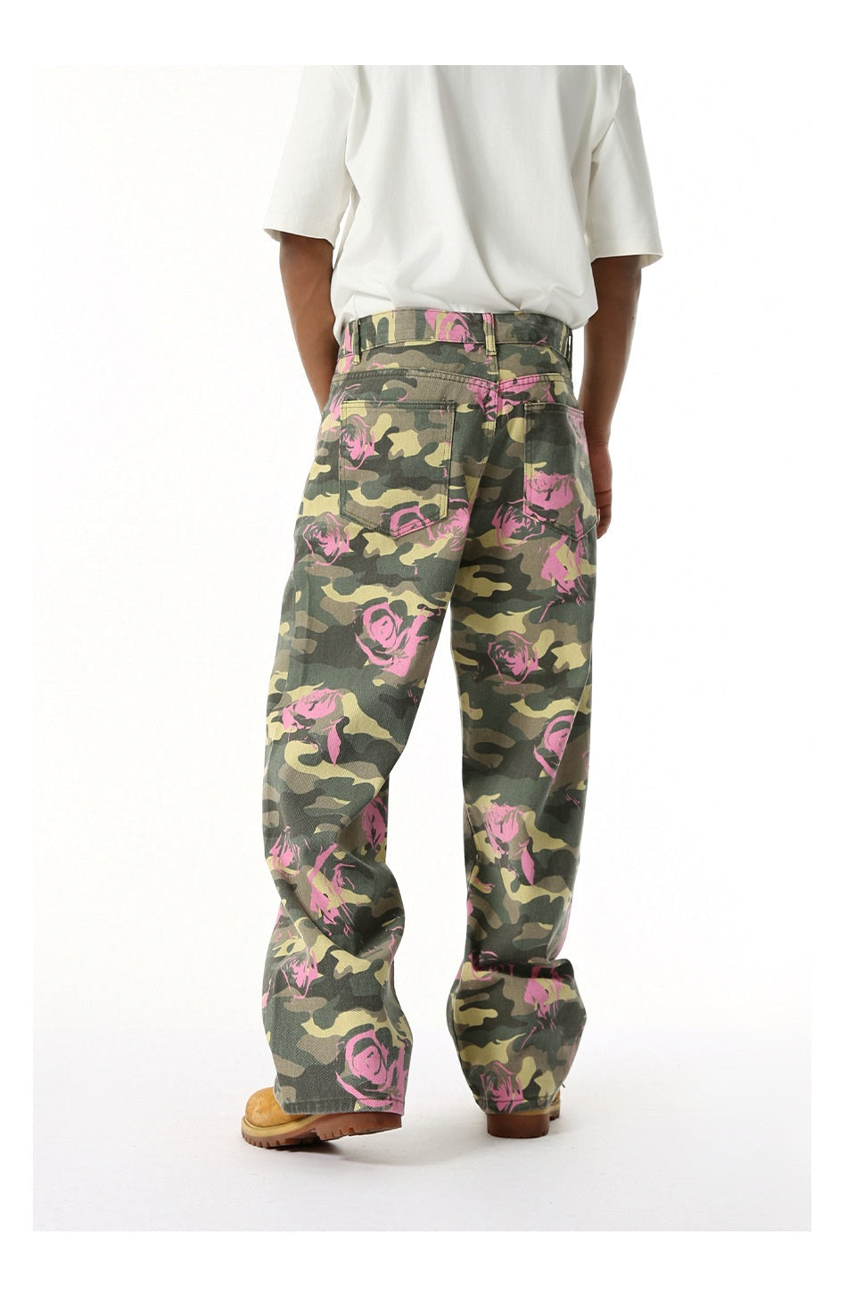 PINK CAMOUFLAGE DENIM