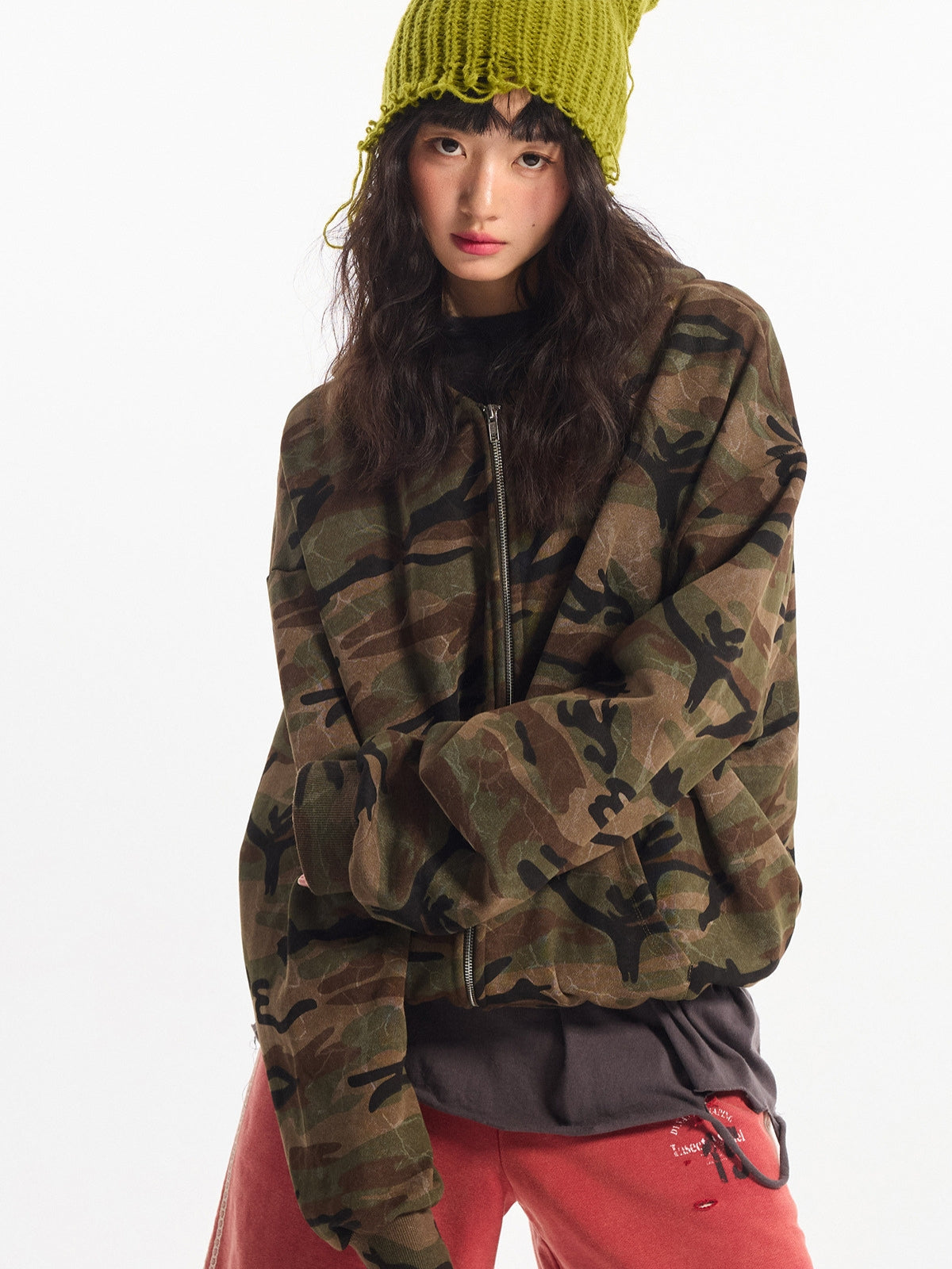 CAMOUFLAGE ZIPPER