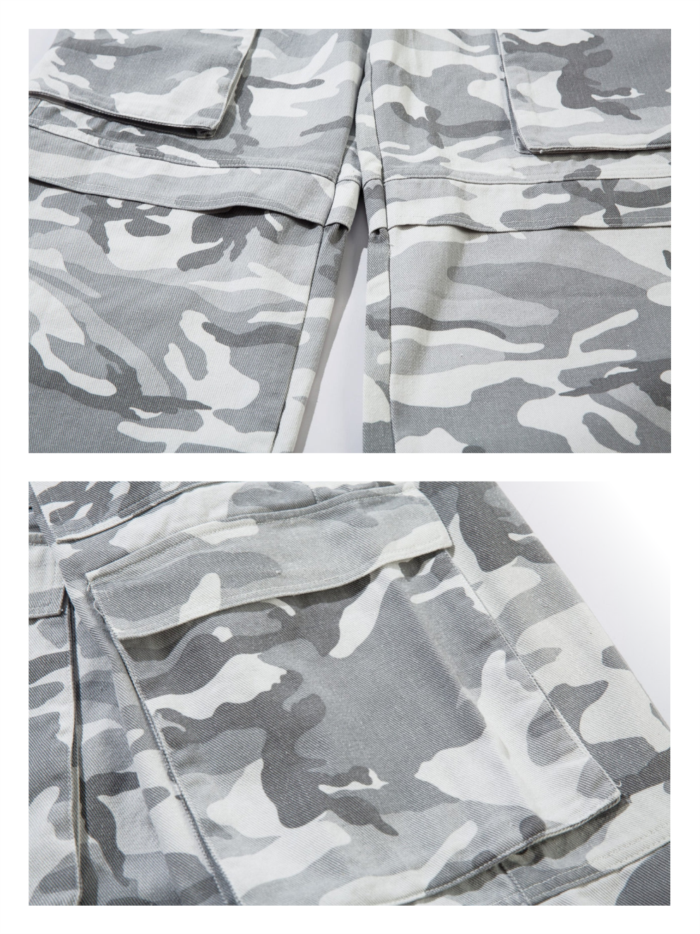 GREY CAMOUFLAGE PANTS