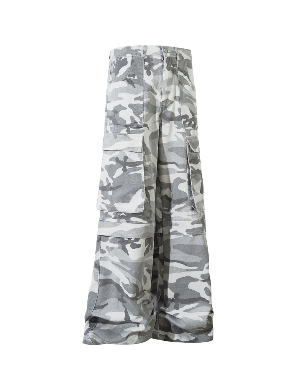 GREY CAMOUFLAGE PANTS