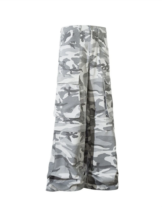 GREY CAMOUFLAGE PANTS