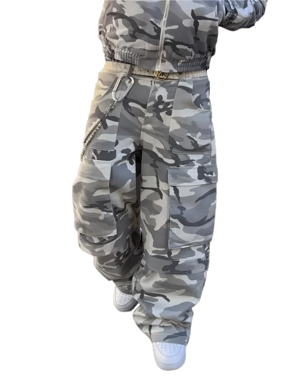 GREY CAMOUFLAGE PANTS