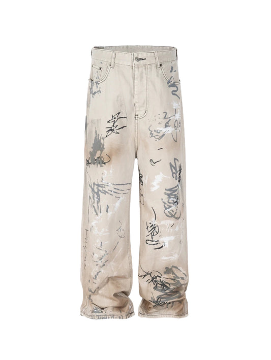 GRAFFITI BAGGY JEANS