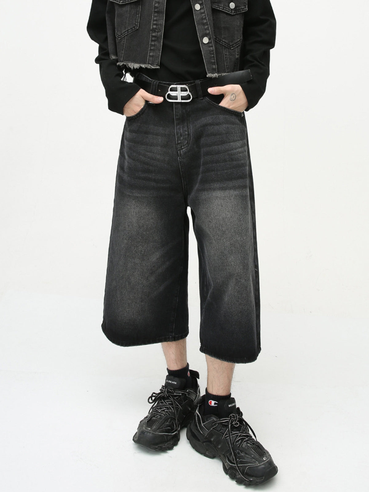 BAGGY DENIM JORTS