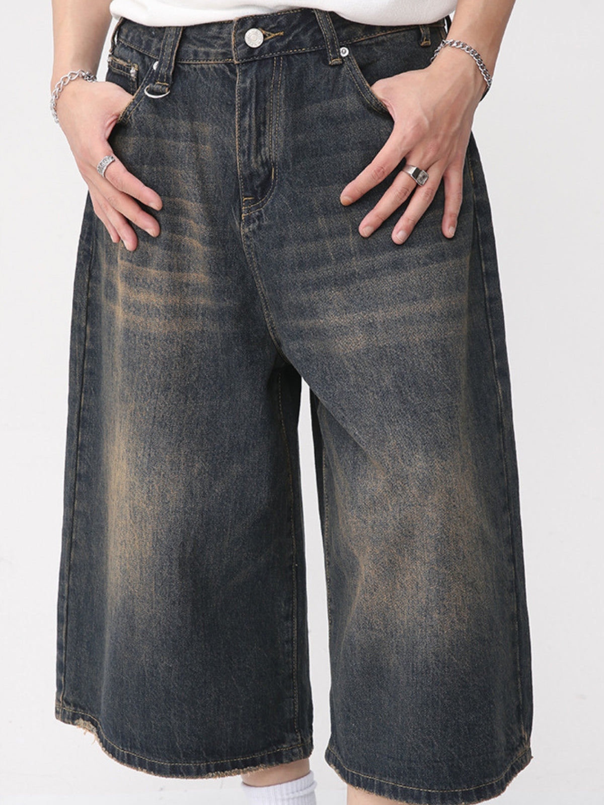 BAGGY DENIM JORTS
