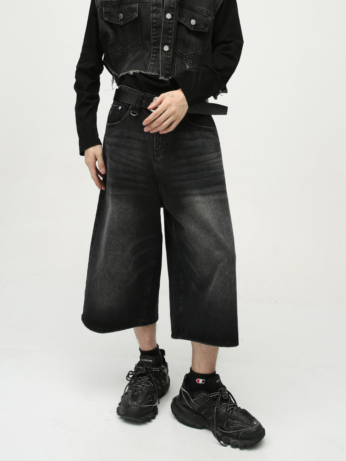 BAGGY DENIM JORTS
