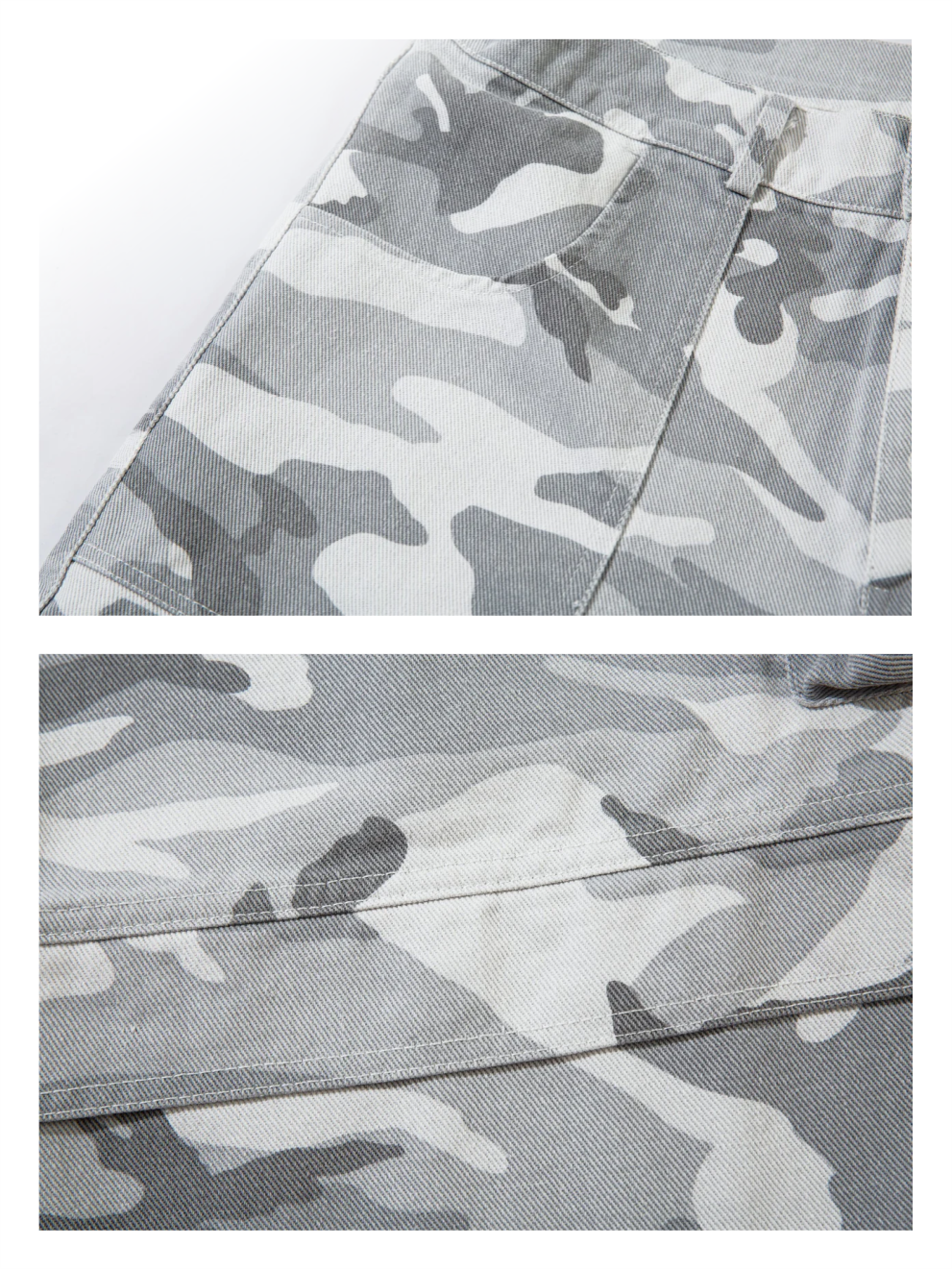 GREY CAMOUFLAGE PANTS